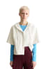 Marc O'Polo DENIM Kapuzenbluse relaxed cropped in Silky White