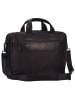 Leonhard Heyden Den Haag Aktentasche Leder 40 cm Laptopfach schwarz