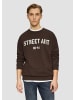 QS Sweatshirt in 89D0_dunkelbraun