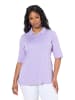 Ulla Popken Poloshirt in lavendel