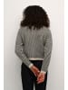 Kaffe Strickjacke KAellery Regular fit in Feather Gray/ Black Structure
