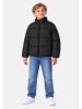 name it Jacke Langarm Stehkragen Reißverschluss Unifarben in Schwarz