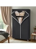 SONGMICS Kleiderschrank Rylan in Schwarz - (B)45 x (H)160 x (T)75 cm