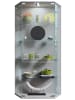 VCM  Wandvitrine Hängevitrine Glasvitrine Benila L in Silber