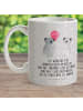 Mr. & Mrs. Panda Kindertasse Koala Luftballon mit Spruch in Grau Pastell