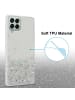 cadorabo Hülle für Samsung Galaxy M33 5G Glitter in Transparent mit Glitter