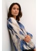 Kaffe Langarm-Bluse KAbeathe Regular fit in Blue Abstract Print