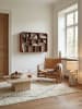 KADIMA DESIGN Wandregal | Sheesham Massiv, 80x55x15cm, Schwebend