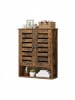 VASAGLE Hängeschrank Hanis in Braun - (B)20 x (H)70 x (T)60 cm