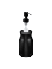 relaxdays Seifenspender in Schwarz - 400 ml