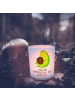 Mr. & Mrs. Panda Windlicht Glas Avocado Pfeifen mit Spruch in Transparent