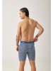 SNOCKS Lange Boxershorts in Blau (Streifen)