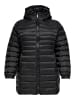 ONLY Carmakoma Lange Puffer Steppjacke Plus Size Übergrößen CARNEWTAHOE in Schwarz