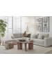 FineBuy Couchtisch in Braun / Sheesham / 60x60x33