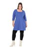 Ulla Popken Longshirt in blau lila
