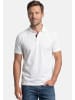 Ragman Poloshirt Basic in Weiß / dunkelblau