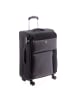 Gladiator 3700 4 Rollen Trolley 66 cm mit Dehnfalte in black
