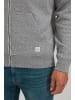 BLEND Kapuzensweatjacke in grau