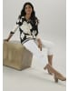 Aniston SELECTED 3/4-Arm-Shirt in schwarz-offwhite-beige