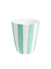 Blond Amsterdam Becher Mint Streifen in Minze - 0.35L