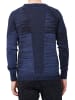 Rusty Neal Sportiver Feinstrick Rundhals Pullover in Marine