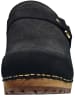 Sanita Comfortwear Clog "Wood-Lissy Open" in Schwarz
