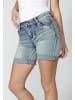 KOROSHI HOSE KURZE JEANS in blau