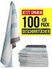 Aspero Aspero 100 Geschirrtücher aus Baumwolle in Blau