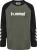 Hummel Shirt "Hmljr Logo T-Shirt L/S" in Grau