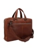 Plevier Vintage Bill Aktentasche Leder 40 cm Laptopfach in cognac
