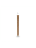 2 x LED Stabkerzen in Mocha-Mousse