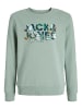 JACK & JONES Junior Sweatshirt JJGEPLAS SWEAT CREW NECK MNI in iceberg green