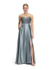 Vera Mont Abendkleid mit Stickerei in Platinum Grey