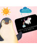 Mr. & Mrs. Panda Duschvorleger Einhorn Pupsen mit Spruch in Schwarz