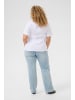 KAFFE curve T-Shirt kurzarm KCart Regular fit in Optical White