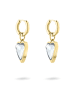 LIEBESKIND BERLIN Creolen - Glass Heart in gold