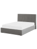 Beliani Bettgestell VION in Grau - (W) 157 x (H) 110 x (L) 216 cm
