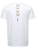 Hummel T-Shirt S/S Hmlte Callum Cotton T-Shirt in WHITE/ASPHALT