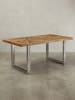 KADIMA DESIGN Esstisch Mango Massivholz Esszimmertisch 200x76,5x100cm, Küchentisch