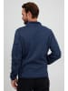 FQ1924 Fleecejacke FQBikker 21900114-ME Modische Fleecejacke mit Stehkragen in Blau