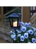 STAR Trading Grablaterne ,Serene mit LED-Kerze, Batterie und Timer, schwarzes Metal