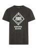 Bruno Banani T-Shirt in schwarz meliert