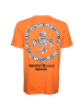 Roberto Geissini Money-Skull T-Shirt Orange