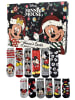 MINNIE MOUSE Disney Minnie Mouse Socken Adventskalender 12 Paar kurz und lang in Mehrfarbig
