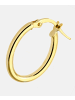 Vanlere Creolen aus 375 Gelbgold