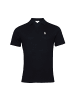 U.S. Polo Assn. Poloshirt 'Knopflos' in schwarz