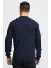 BLEND Strickpullover BHZap in Mittelblau