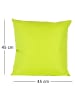 JACK 2er Set Outdoor Kissenhülle 45x45cm Uni in Limette