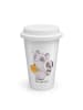 Mr. & Mrs. Panda To Go Becher Waschbär Kürbis ohne Spruch in Weiß