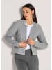 MADELEINE Moderner Jerseyblazer in Melange-Optik in steingrau / melange